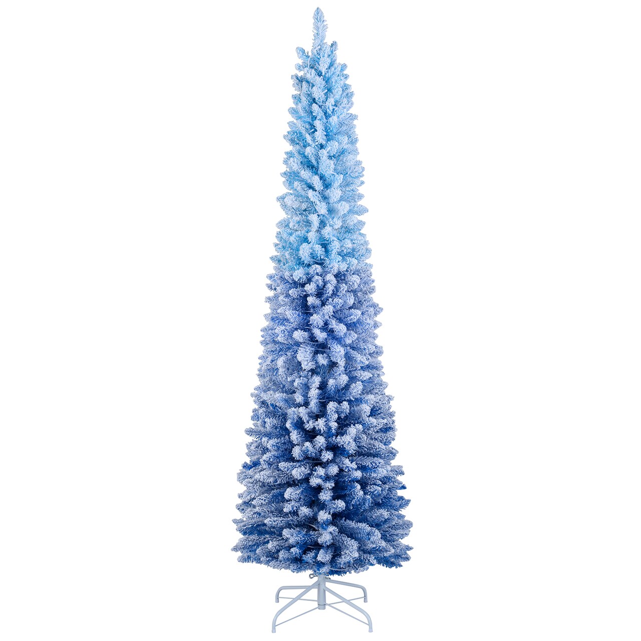 7-Foot Snow Flocked Christmas Tree With 290 LED Lights and Timer Function